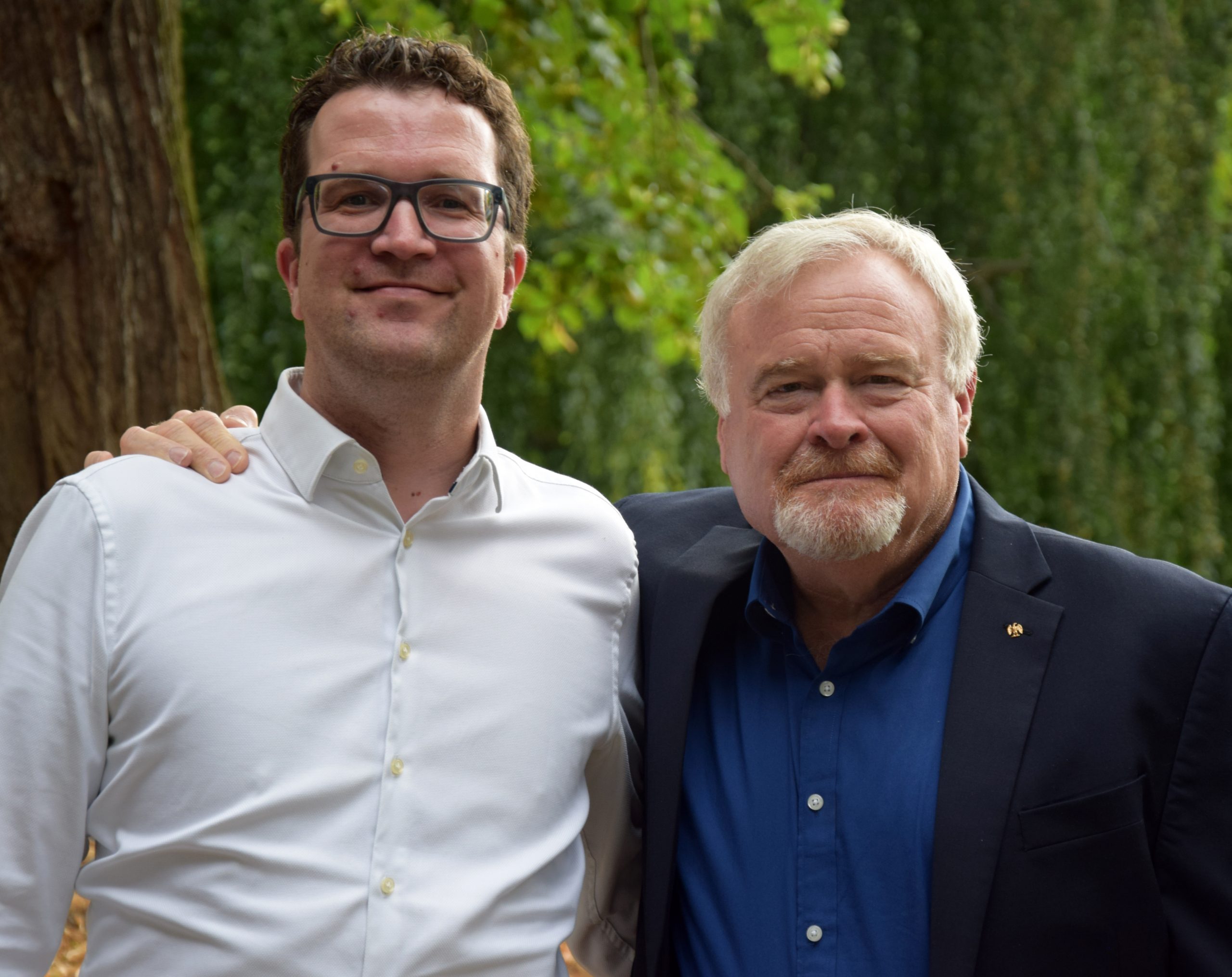 Tobias Rist mit Gary Noesner, Mainz Juli 2023